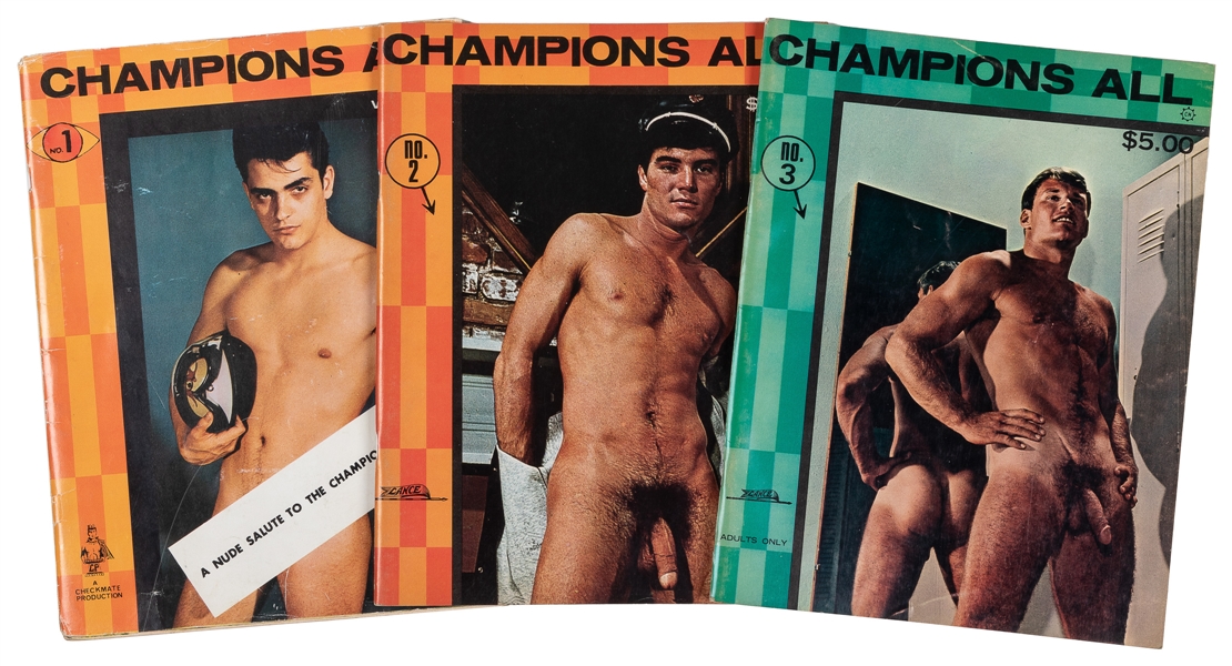  [MAGAZINES]. Issues #1-3 of “Champions All”. [Chicago: Chec...