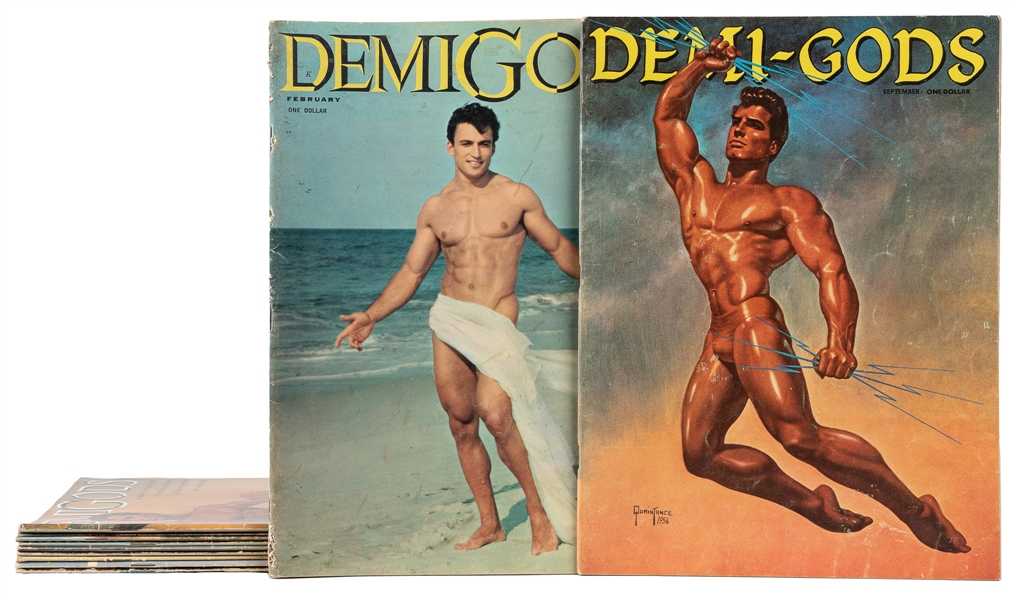  [MAGAZINES]. Group of 11 Issues of “Demi-Gods” Magazine. [G...