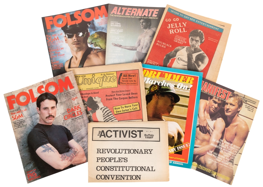  [MAGAZINES]. Group of 18 Various Magazines. [V.p., ca. 1980...