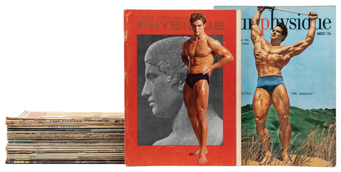  [MAGAZINES]. Group of 22 Issues of the Bodybuilding Magazin...