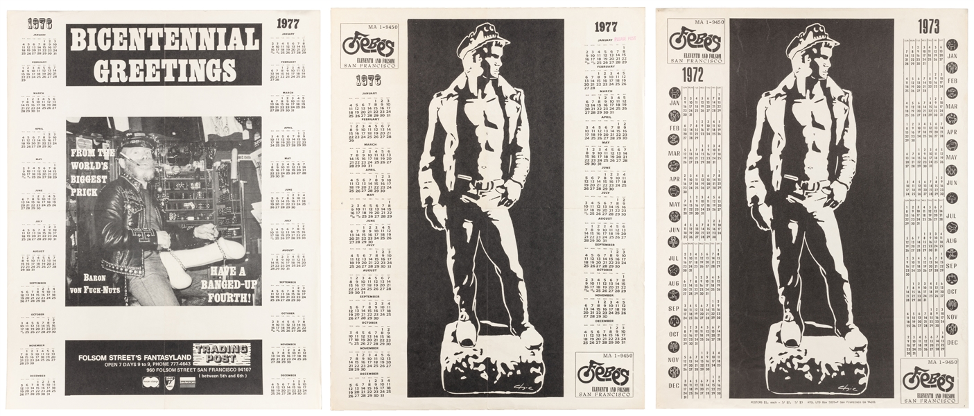  Two Febe’s Calendars 1972-73 and 1976-77. San Francisco: Fe...