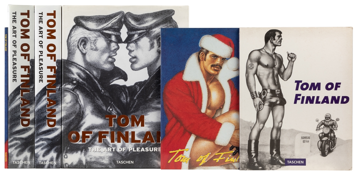  [TOM OF FINLAND]. Group of 6 Taschen Books, including: Tom ...