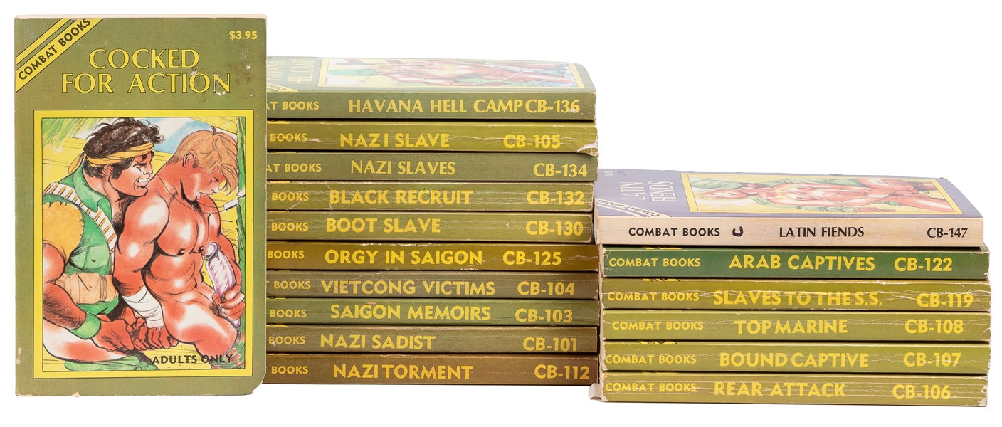  [STAR DISTRIBUTORS, publisher]. Group of 17 “Combat Books” ...