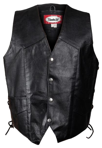  Route 66 Genuine Cowhide leather vest. Highway Leathers. Si...