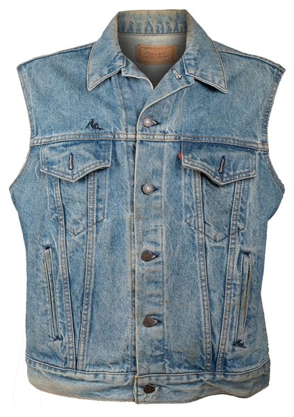  Leather Pride Flag Denim Vest. San Francisco: Levi Strauss ...