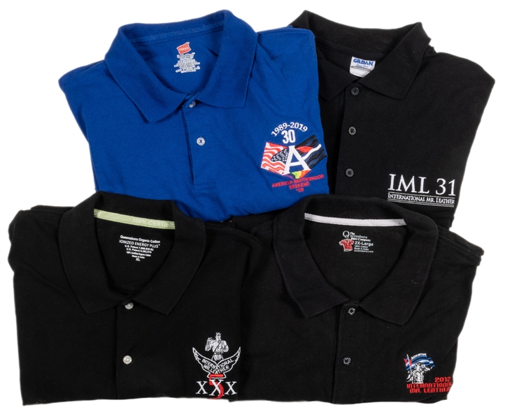  Group of International Mr. Leather Polo Shirts. [V.p., cont...