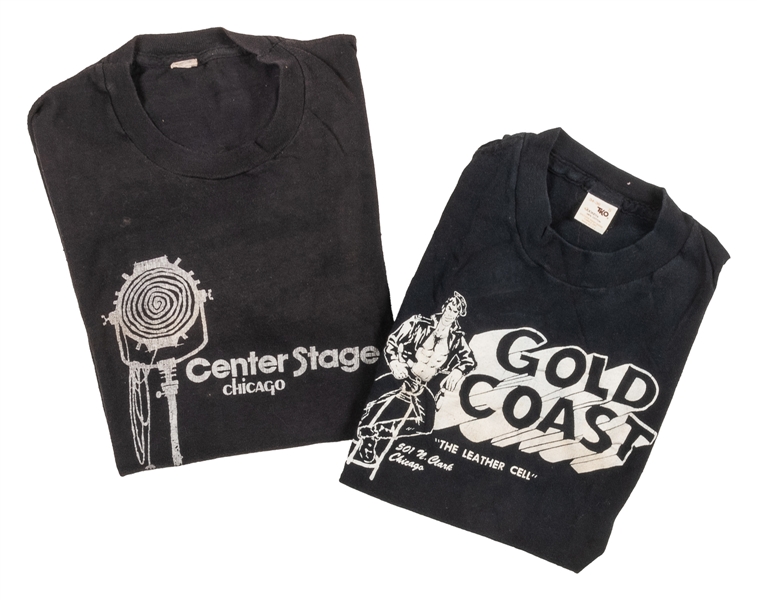  Gold Coast Bar and Center Stage Chicago. Two T-Shirts. Two ...