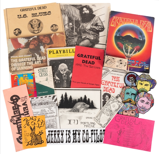  [GRATEFUL DEAD]. Large Lot of Grateful Dead Ephemera. Late ...