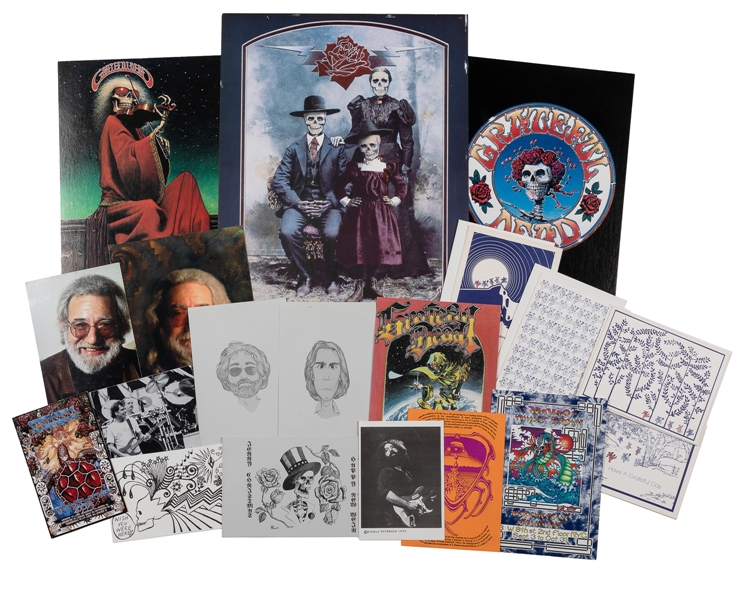  [GRATEFUL DEAD]. Group of 18 Postcards and Greeting Cards. ...