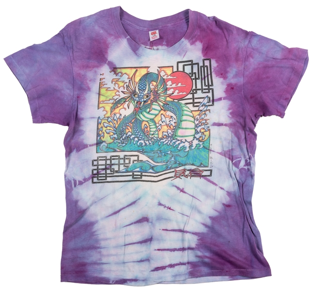  [GRATEFUL DEAD]. [MIKIO]. 1985 Tie Dye Mikio Dragon T-Shirt...