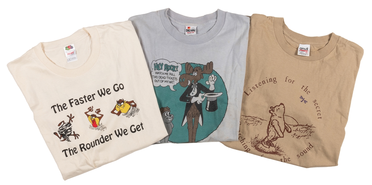  [GRATEFUL DEAD]. Group of Cartoon Character T-Shirts. 1990s...