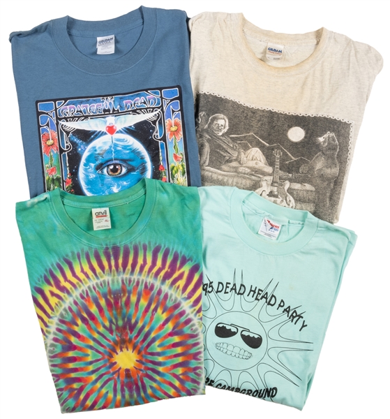  [GRATEFUL DEAD]. Group of Four T-Shirts. Circa 1990s. Group...