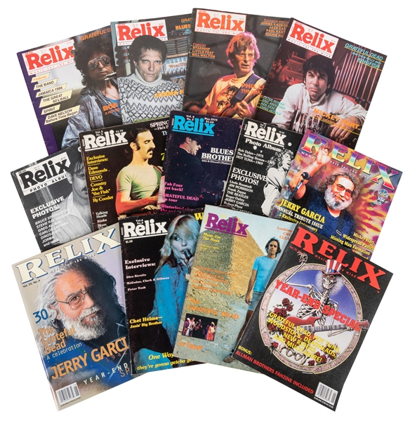  [GRATEFUL DEAD]. Relix Magazine / 28 Vintage Issues. Brookl...