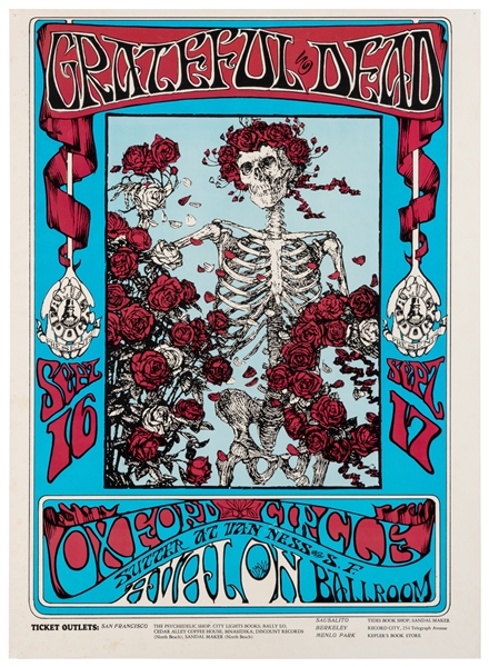  [GRATEFUL DEAD]. MOUSE, Stanley (b. 1940). KELLEY, Alton (1...