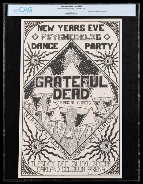  [GRATEFUL DEAD]. New Years Eve Psychedelic Dance Party 1991...