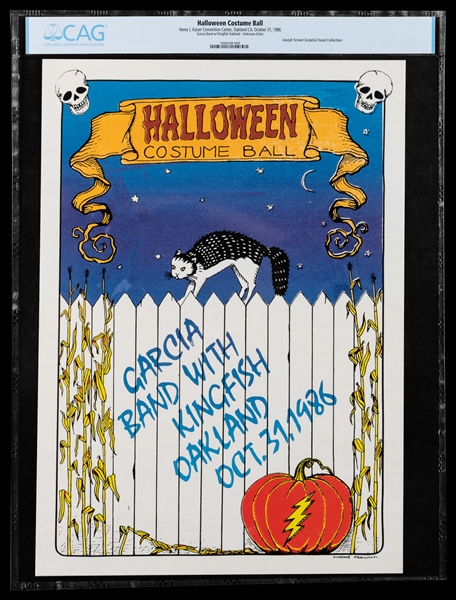  [GARCIA, Jerry (1942-1995)]. Halloween 1986 Poster and T-Sh...