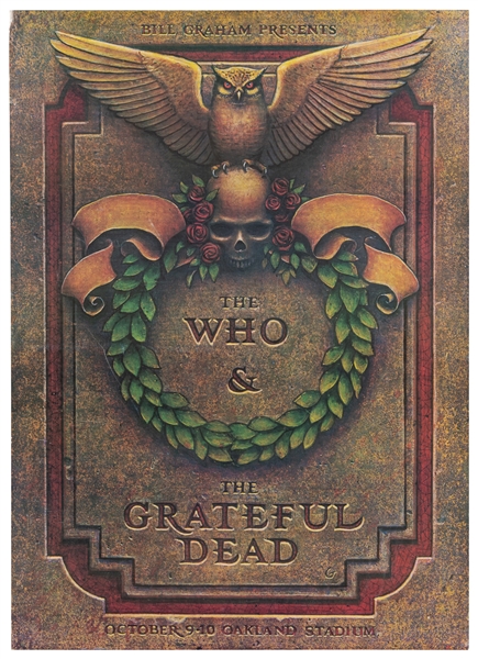  [GRATEFUL DEAD]. Bill Graham Presents the Who and The Grate...