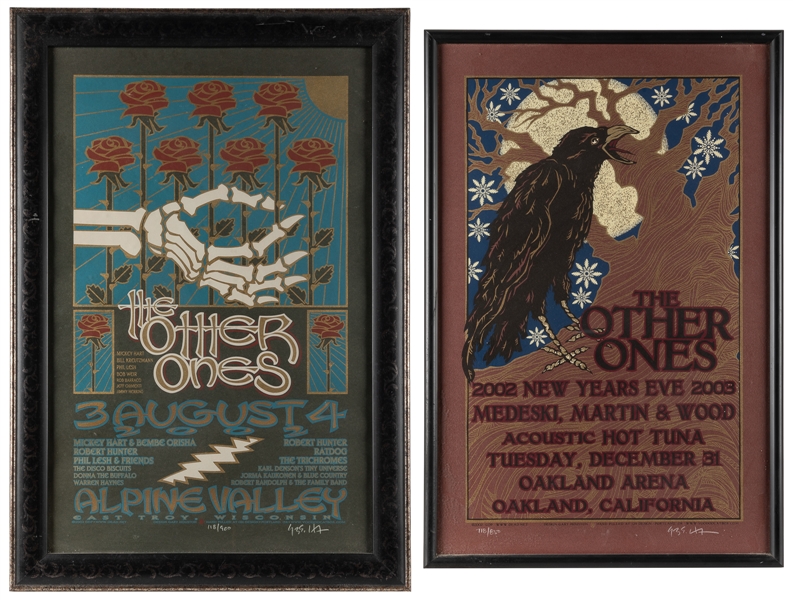  HOUSTON, Gary. Two Posters / The Other Ones. Grateful Dead ...