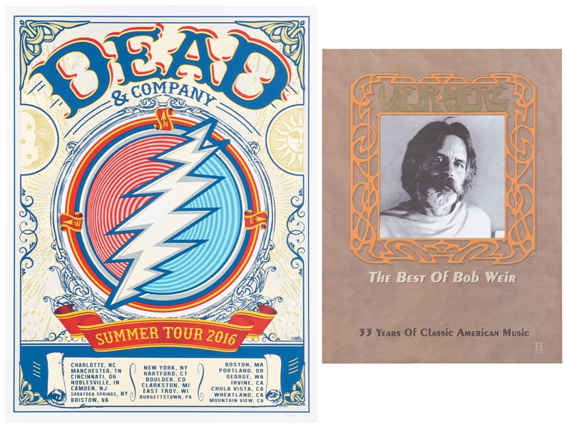  Two Posters / Dead & Company Summer Tour / The Best of Bob ...