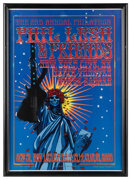  Four Phil Lesh & Friends Posters. 1999, 2001, 2008. Group o...