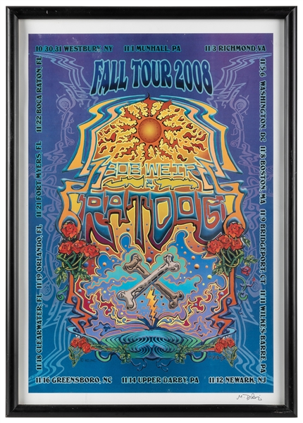  Two Posters / Bob Weir & RatDog. Two color offset lithograp...