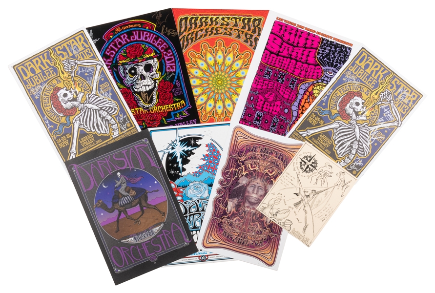  Large Archive of Dark Star Orchestra Posters. Circa 2000s-2...