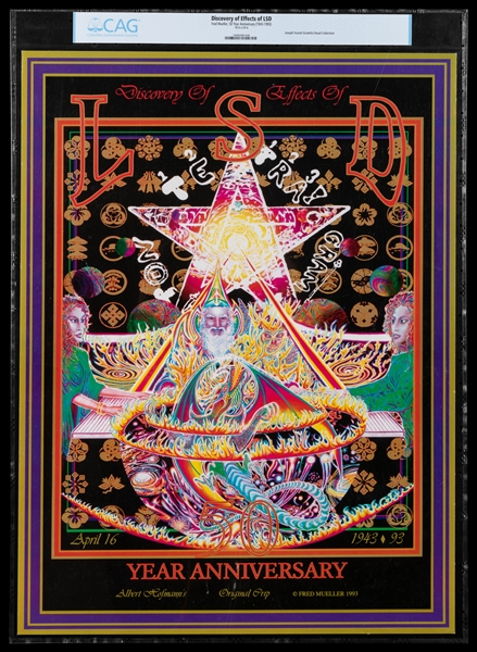  Group of Four Psychedelic Posters. Circa 1978-2006. Group o...