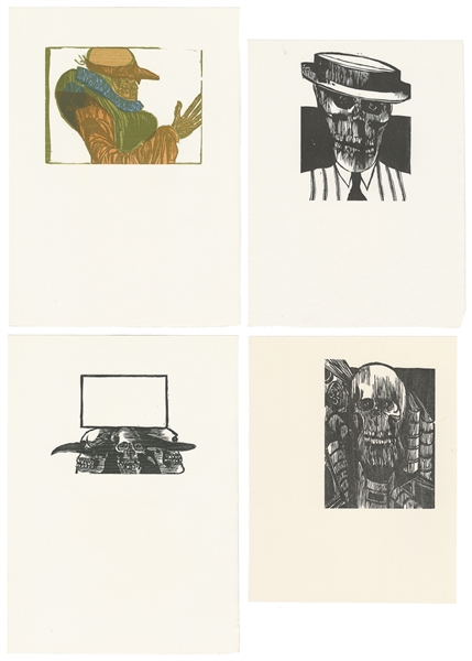  BASKIN, Leonard (American, 1922 - 2000). Four Prints. 20th ...