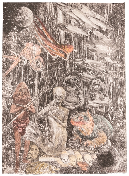  MCCOY, Ann (American, b. 1946). The Underworld. 1980. Litho...