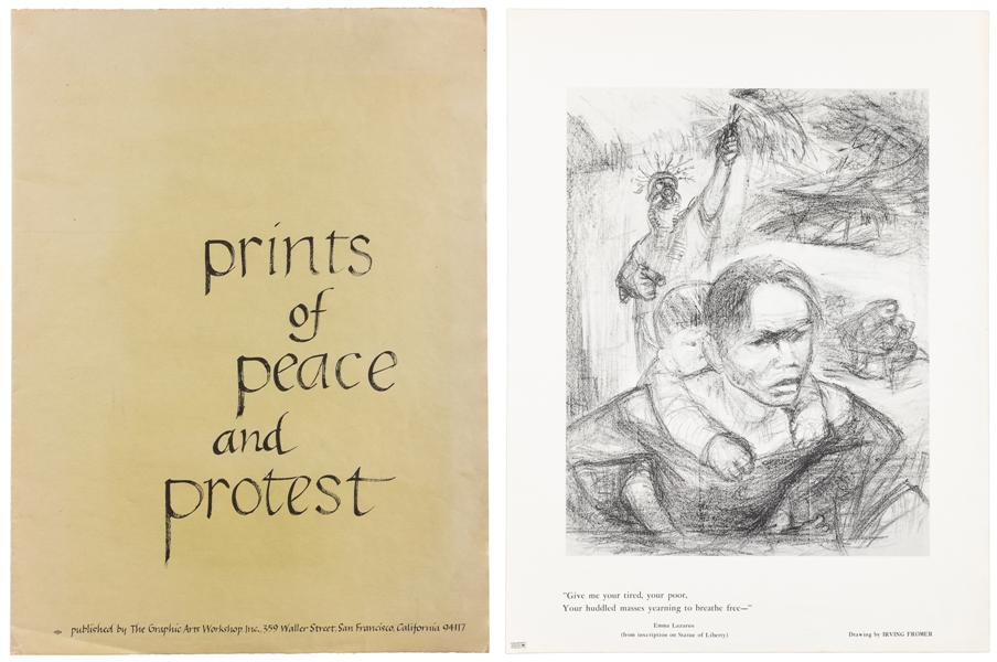  [WAR PROTEST]. Prints of Peace and Protest. San Francisco: ...