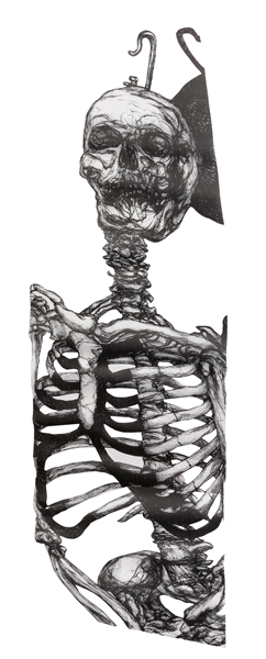  ARTIST UNKNOWN. Skeleton and Shadow. 2006. Prints on thick ...