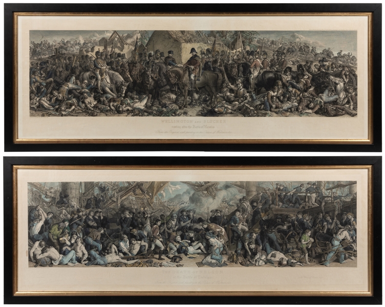  MACLISE, Daniel (Irish, 1806-1870). Two prints. Death of Lo...