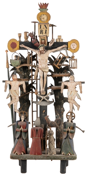  [FOLK ART]. Arma-Christi-Kreuz, Niederbayern (Arma Christi ...