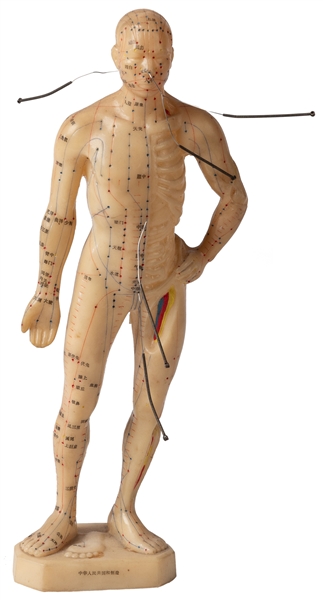  Acupuncture Doll. China: Good Health Brand, late 20th centu...