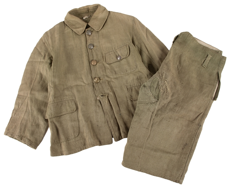  [WORLD WAR II]. Child’s Japanese Army Uniform. (Japan, 20th...