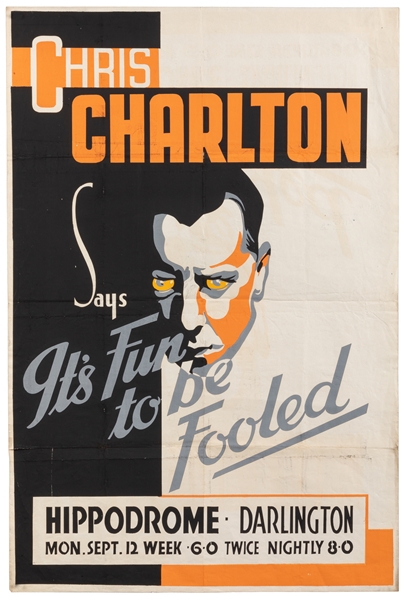  CHARLTON, Chris (1887 – 1963). Chris Charlton Says It’s Fun...