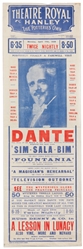  DANTE (Harry Jansen, 1883 – 1955). Dante. Sim-Sala-Bim. [Ha...