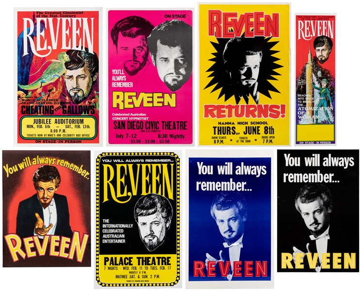  REVEEN, Peter (1935 – 2013). Group of Eight Posters. [Canad...