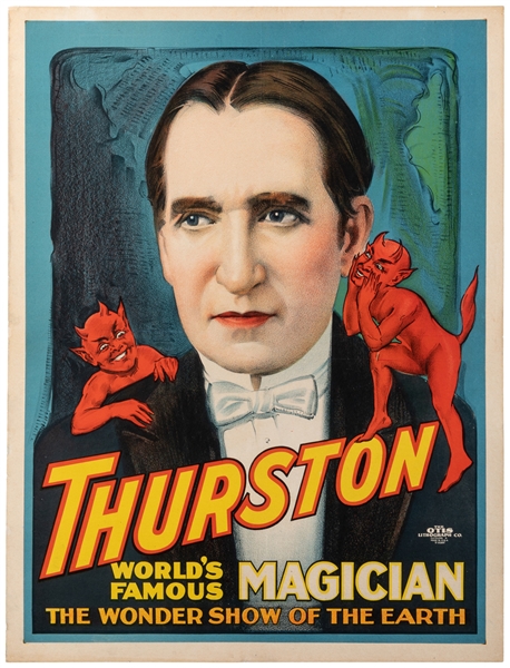  THURSTON, Howard (1869 – 1936). Thurston. World’s Famous Ma...