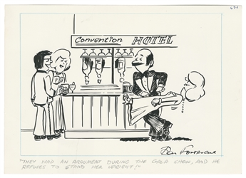  [CARTOONS] FORTESCUE, Don. Fifty-Four Original Cartoons fro...