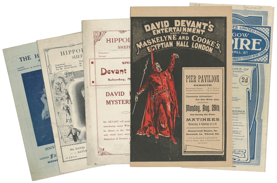  DEVANT, David (David Wighton, 1868 – 1941). Collection of F...