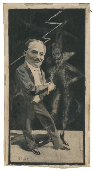  [THORN] ELCOCK, H.K. (1886 – 1952). Portrait of Chevalier E...