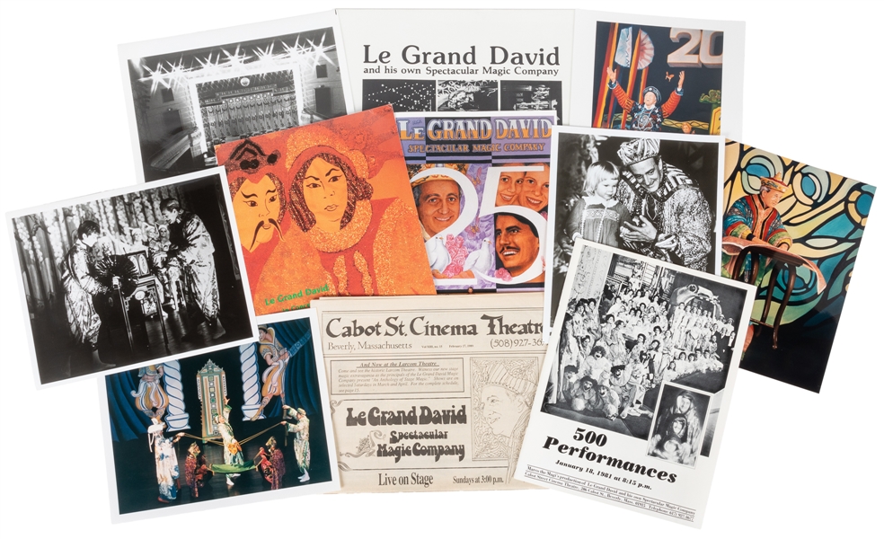  [LE GRAND DAVID] Massive Le Grand David Ephemera Archive. (...