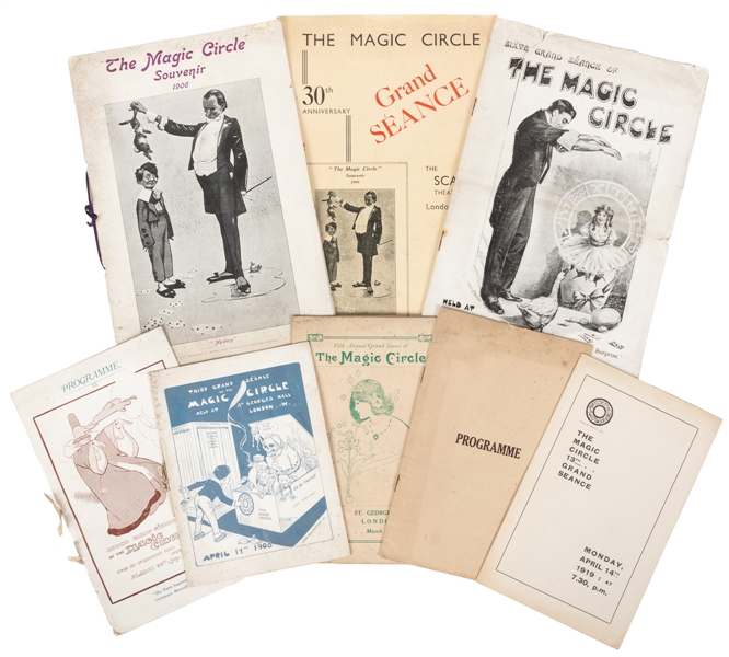  [MAGIC CIRCLE] Magic Circle Grand Séance Programs. London, ...