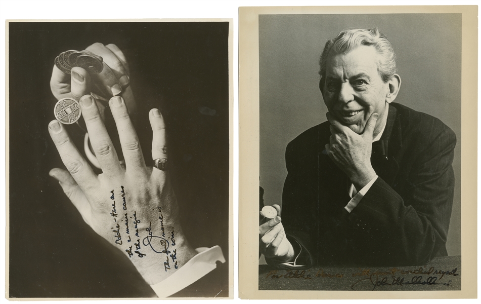  MULLHOLLAND, John (1898 – 1970). Two Signed Photos and Prom...