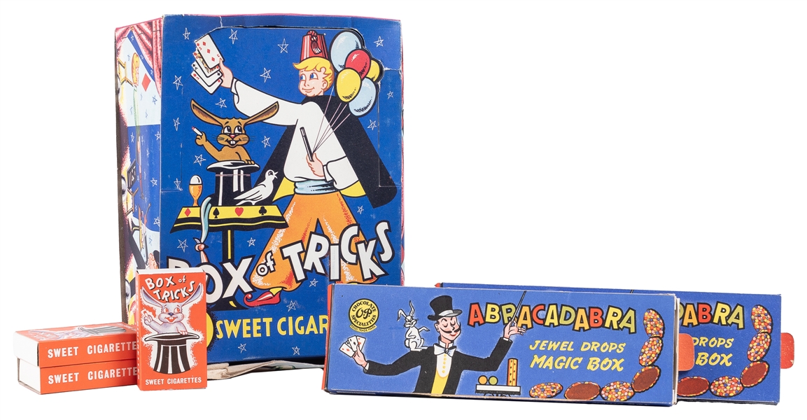  C&G Confectionery “Box of Tricks” Sweet Cigarettes. London,...