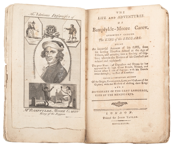  [CAREW, Bampfylde Moore 1690 - 1758] The Life and Adventure...