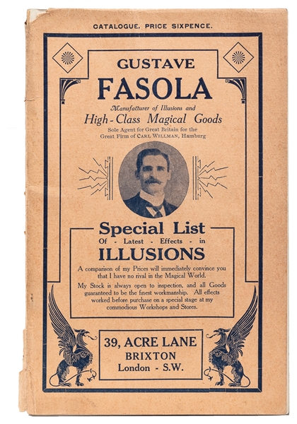  FASOLA, Gustave (Fergus O’Conner Greenwood, d. 1929). Gusta...