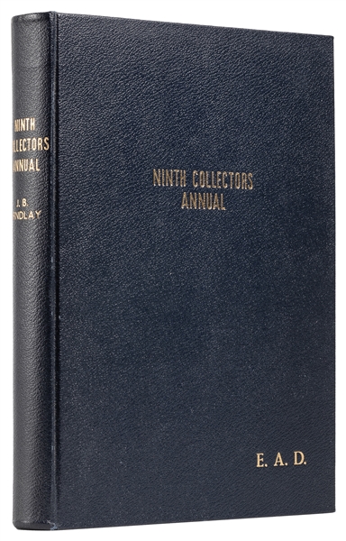  FINDLAY, James (1904 – 73). Ninth Collectors Annual. N.P.: ...