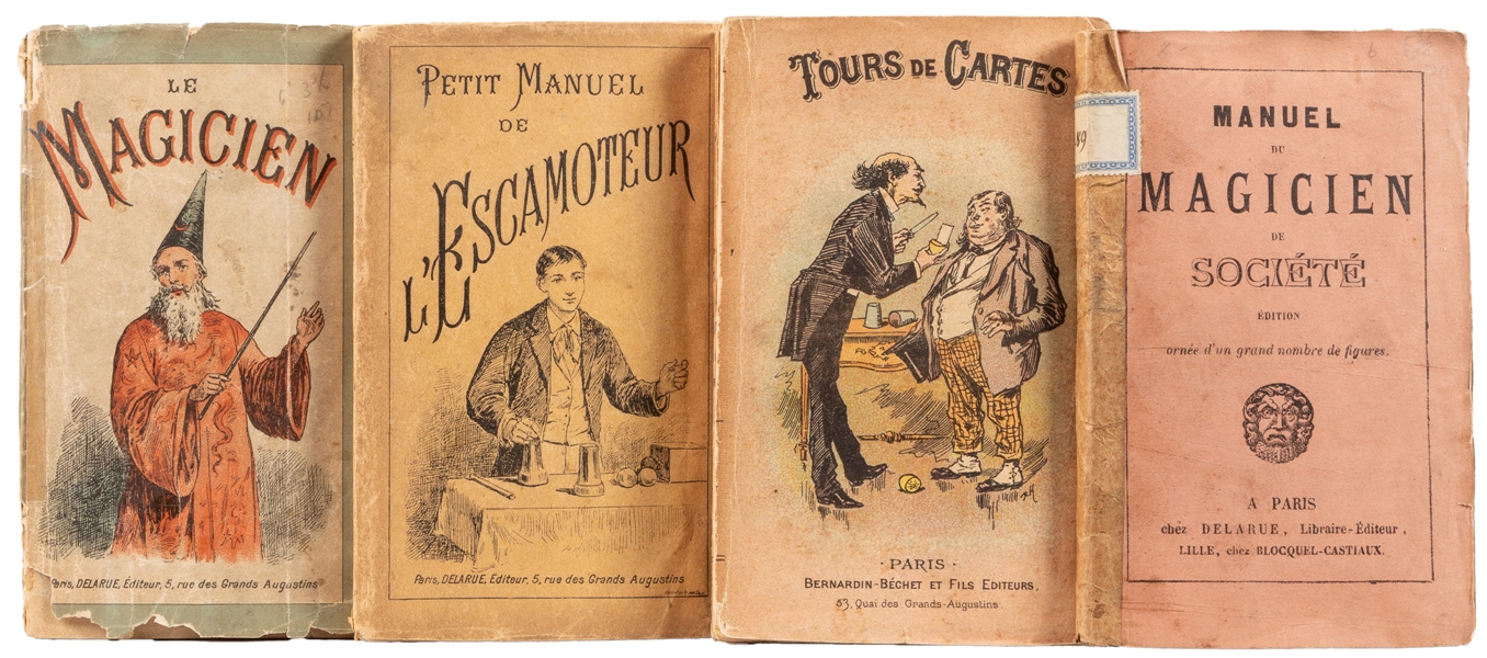  [MAGIC – FRENCH]. Group of four 19th century pulp titles. I...